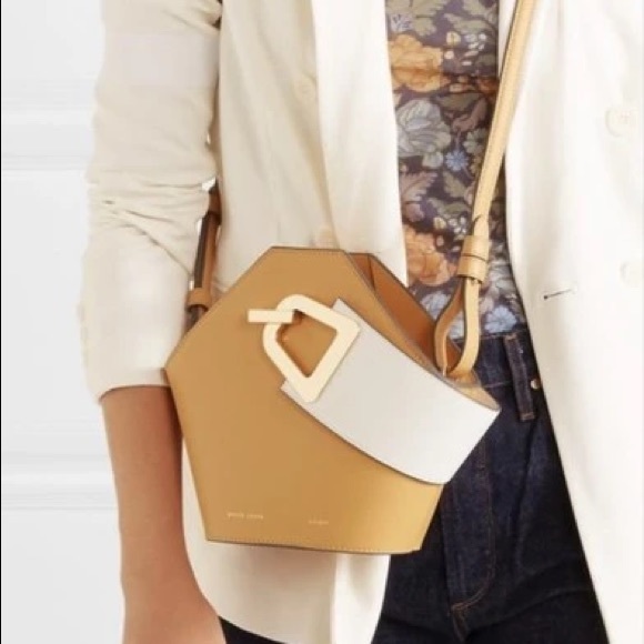 Danse Lente Johnny Bucket Bag(Carmel/White) - Picture 7 of 8